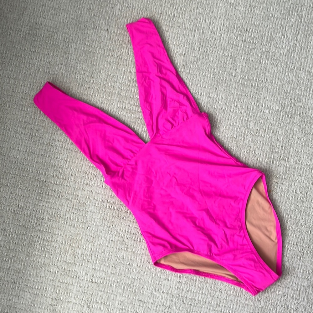 J Crew pink One Piece Swimsuit